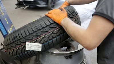 Colored Stripes on New Tires: Factory Inventory Tool, Not Grip
