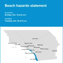 Southern California Beaches Face 6-Foot Waves and Rip Currents
