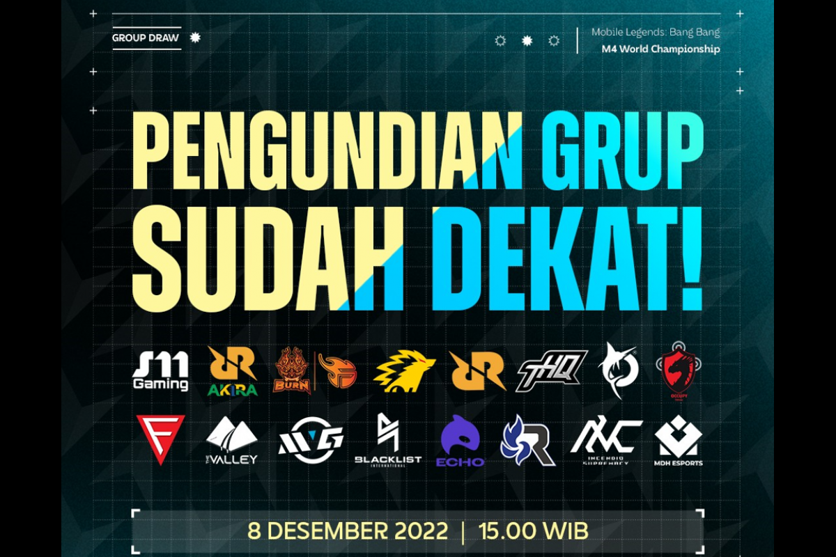 Kapan Pembagian Grup M4 Mobile Legends World Championship, Nonton GRATIS  Drawing M4 MLWC Catat Tanggalnya!