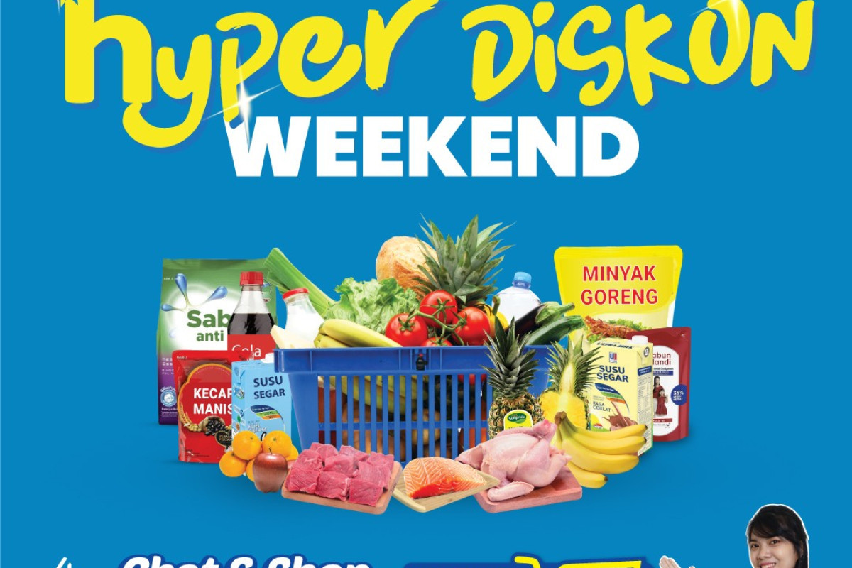 Awas Kegoda Katalog Harga Promo Weekend HYPERMART Hari ini Sabtu-Senin 25-27 Februari 2023, Hycard Premiem Member Dapat Potongan 15% Moms!