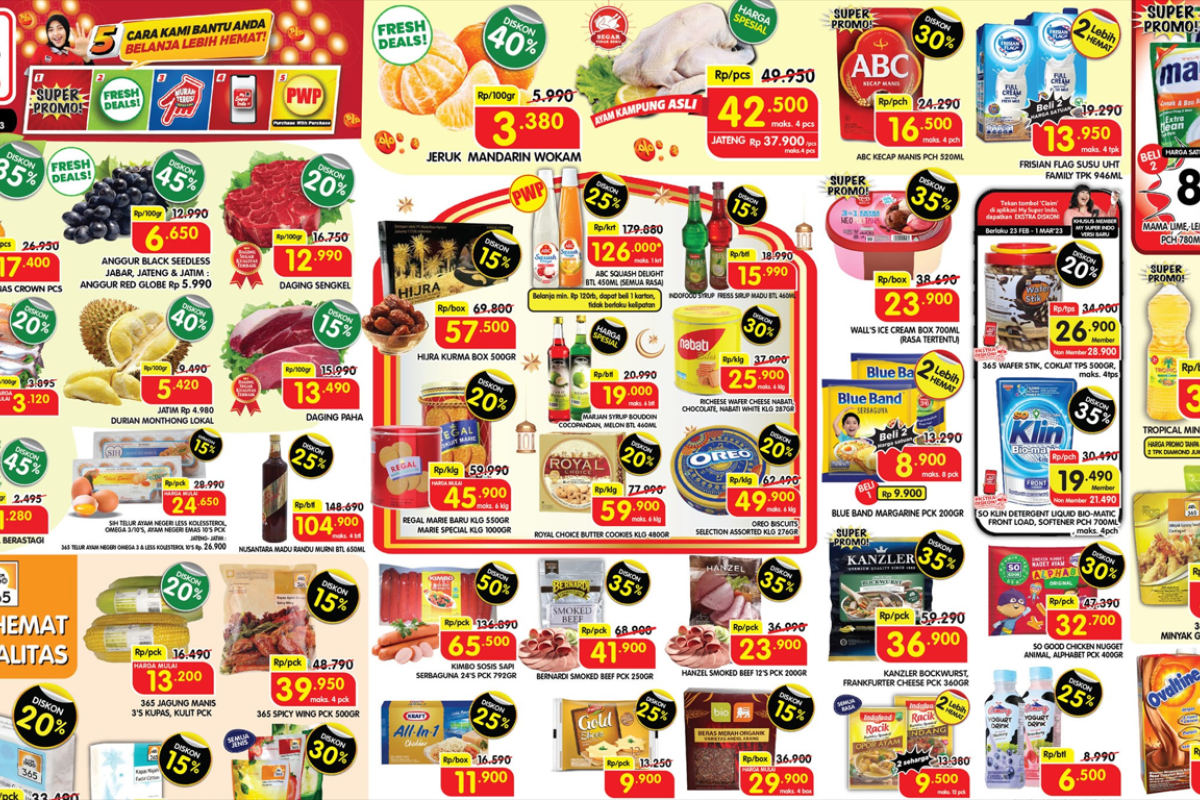 Katalog Harga Promo JSM Superindo Hari ini Sabtu 25 Februari-26 Februari 2023, Pemburu Diskon Langsung Merapat