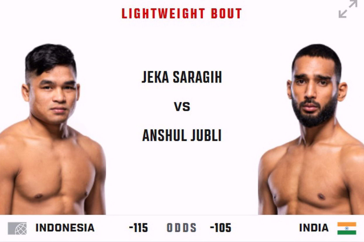 Jadwal Lengkap Jeka Saragih vs Final Road to UFC, Link Live Streaming dan Tayang di Stasiun TV Apa?