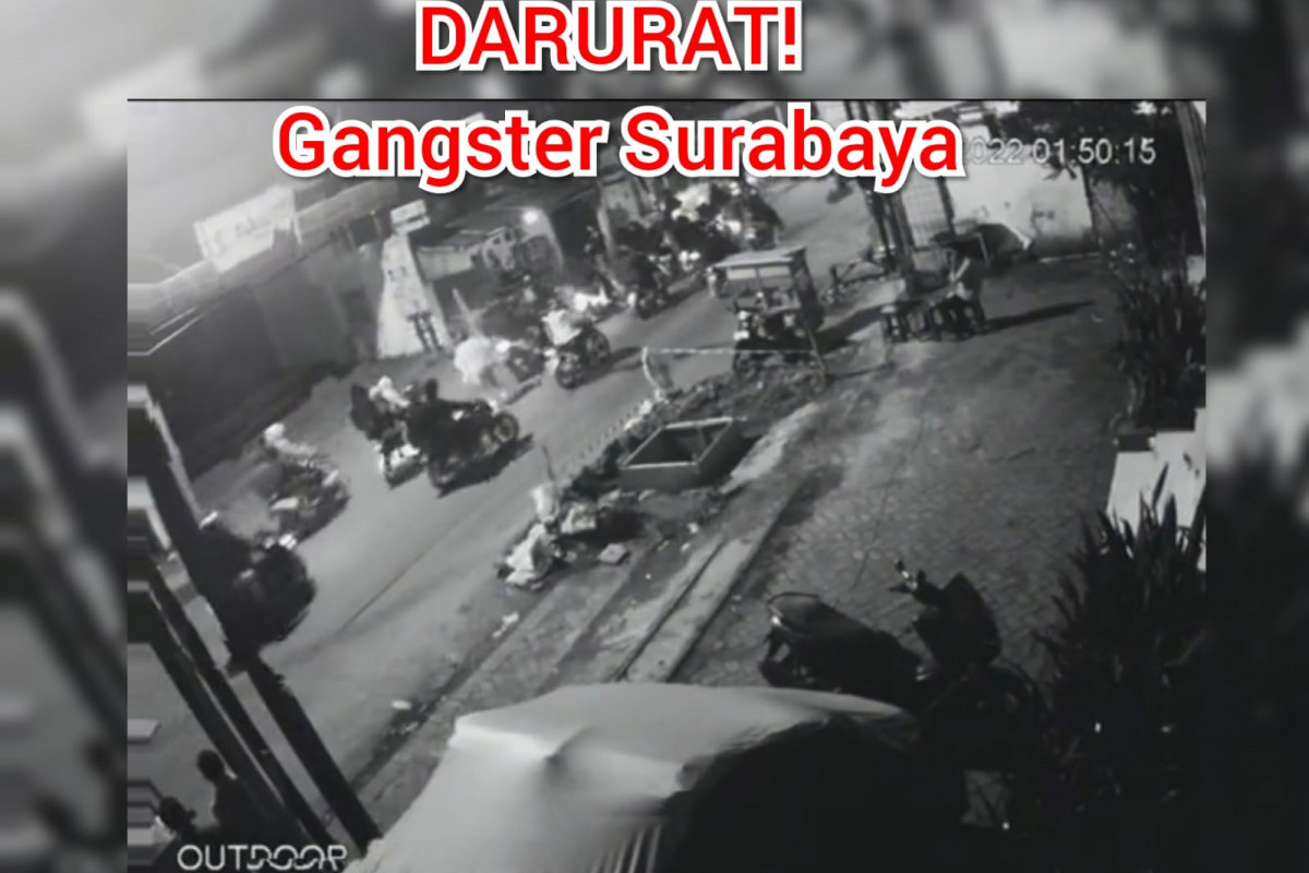 13 Terduga Pelaku Gangster di Surabaya Diringkus Warga, Usai Lari Terbirit-Birit hingga Aksi Saling Kejar Mengejar