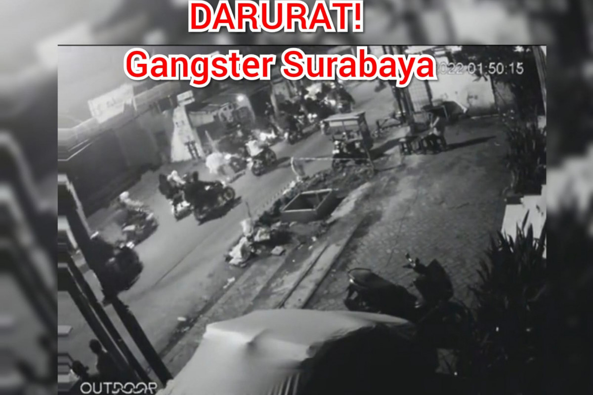 Gangster Serang Warung di Surabaya, Warga Ramai Melawan hingga Sukses Ringkus 13 Anggota Gangster, Sempat Ada Aksi Kejar Mengejar