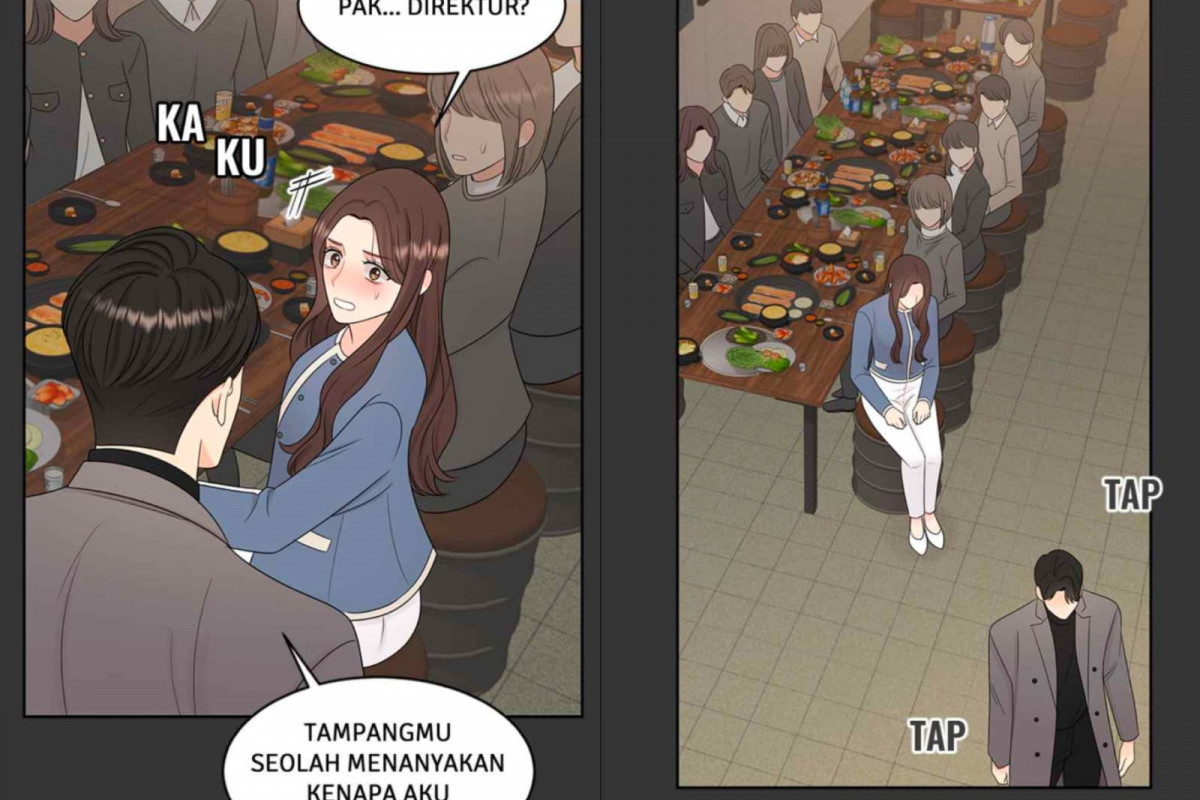 Baca Awkward With My Boss Chapter 5 Bahasa Indonesia - Full Chapter 1 2 3 4 5 6, CEO Ngeciduk Sera Saat Makan Bersama Sambil Gibah