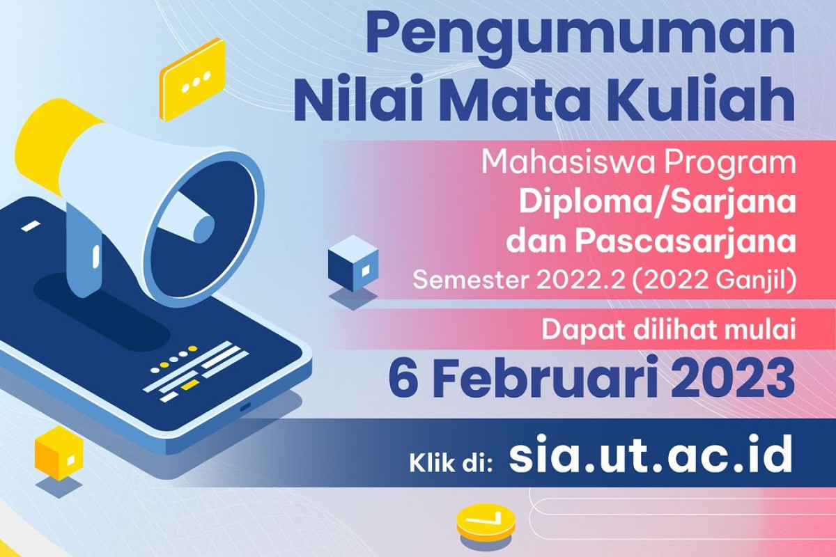 Cara Cek Nilai UT Keseluruhan Tanpa Login, Simak Langkah dan Info Nilai DNU dan LKAM Universitas Terbuka