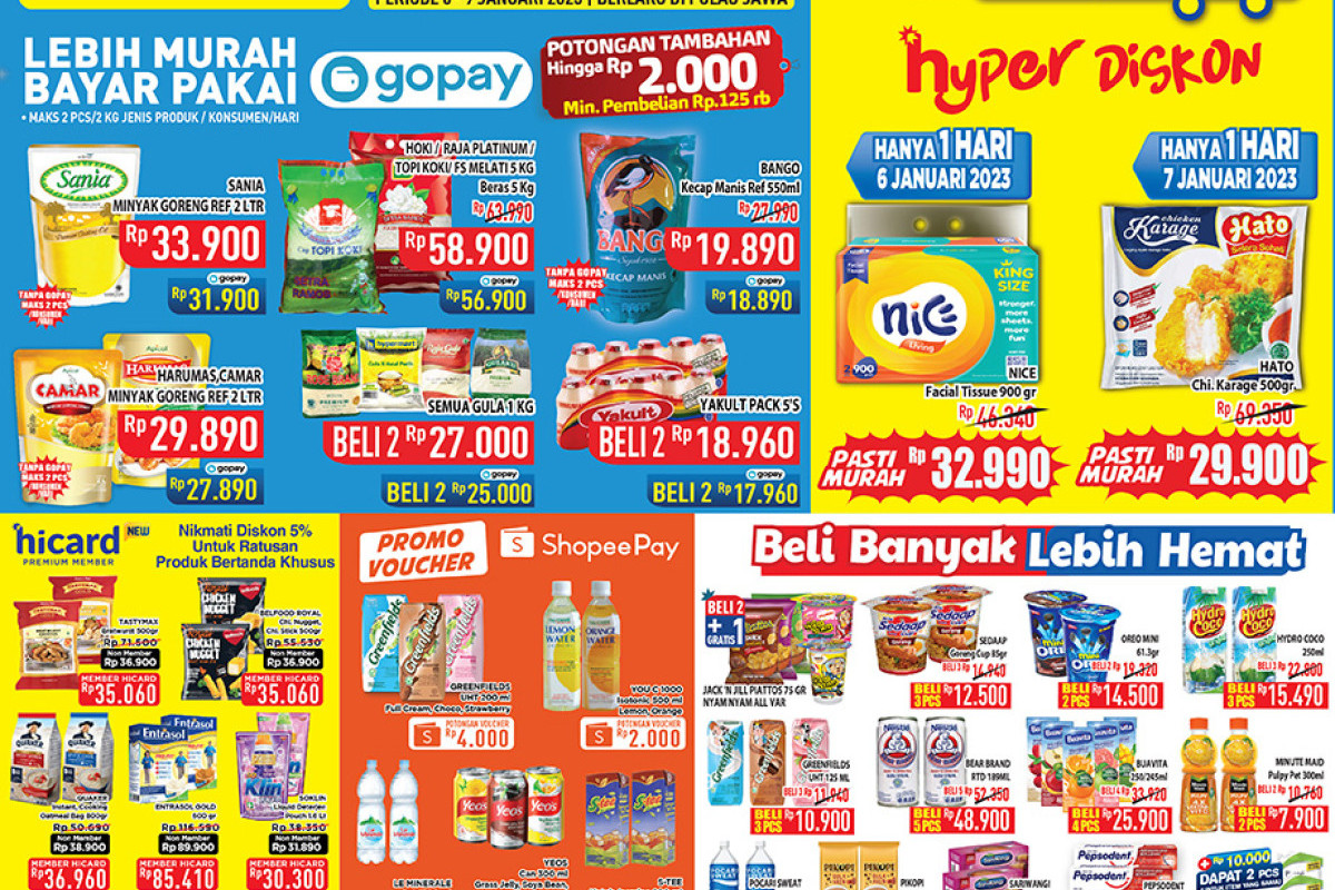 Masih Ragu Belanja? Katalog Harga Promo JSM Hypermart Hari ini 8-12 Januari 2023 di Pulau Jawa, Belanja Makin Hemat