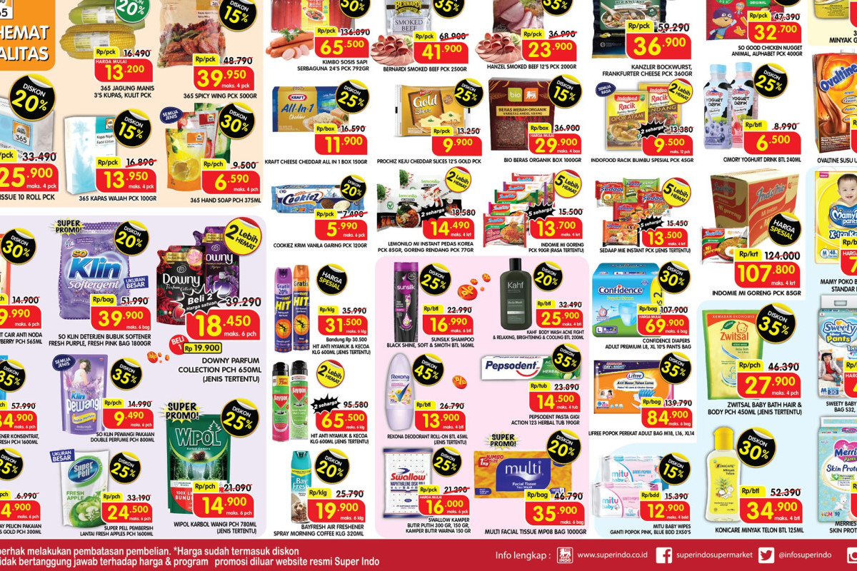 PROMO Hemat! Katalog Harga Promo JSM SUPERINDO Spesial 3 Hari 24-26 Februari 2023, Belanja Bulanan Dijamin Hemat