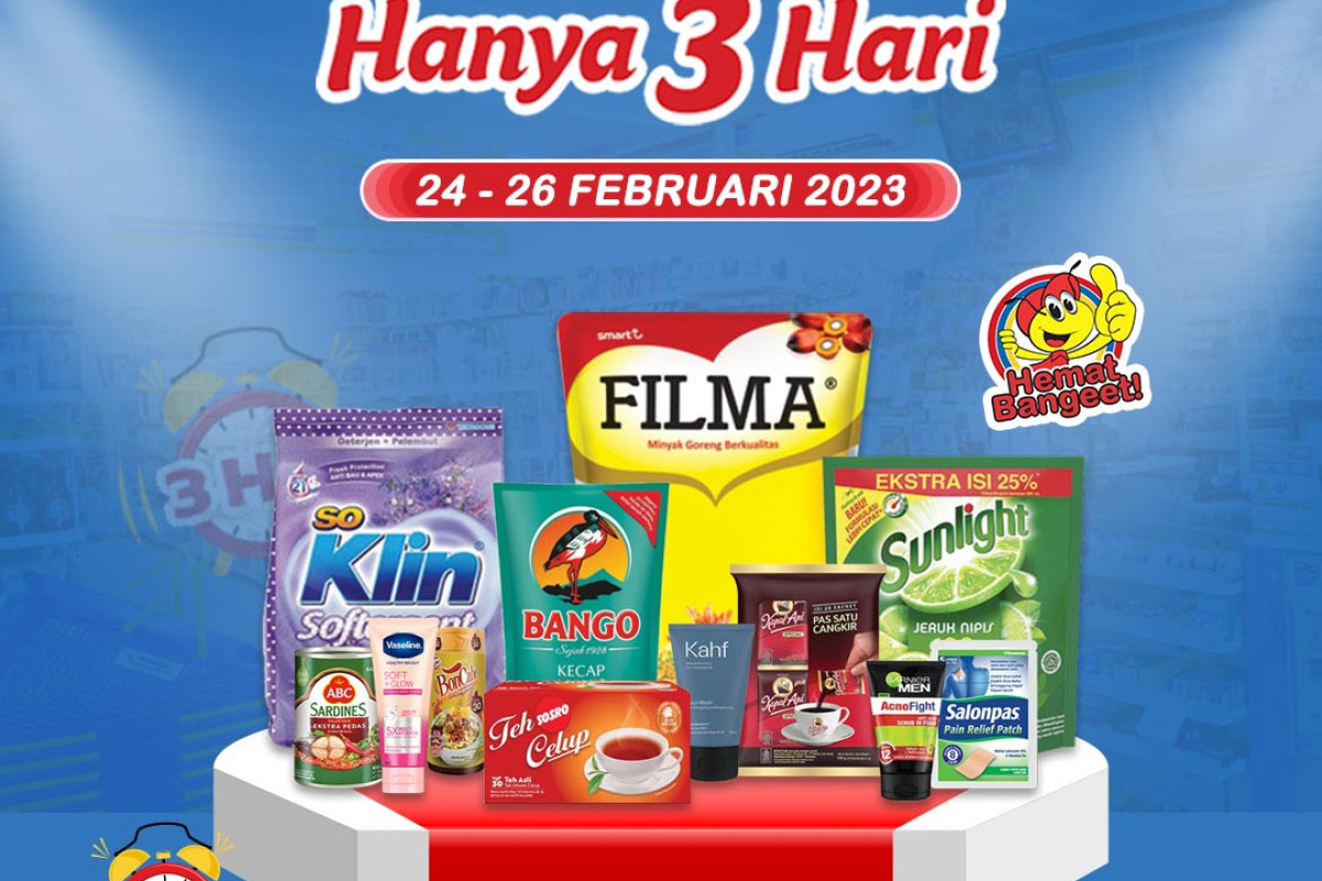 Katalog Harga Promo JSM Indomaret 2023 Terbaru Hari ini Sabtu 25 Februari 2023-26 Februari 2023, Belnja Banyak Tanpa Keluar Duit Banyak