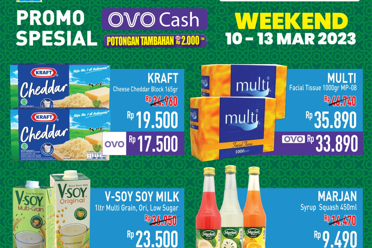 Terbaru! Promo JSM HYPERMART Spesial Weekend Hari ini 11-13 Maret 2023, Belanja Banyak Gak Bikin Kantong Kering