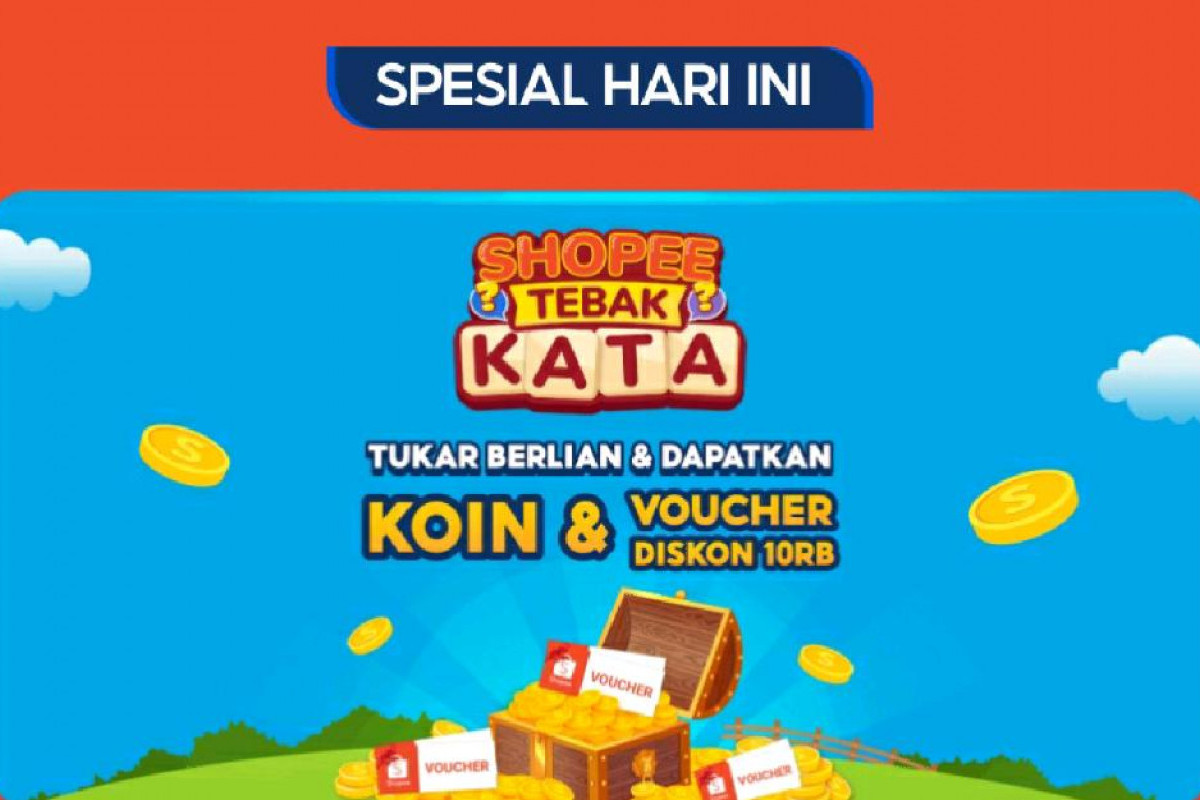 Kunci Jawaban Shopee Tebak Kata Tantangan Harian, Hari Ini Selasa, 6 Desember 2022 - Ada Gratis Ongkir Buruan Main!