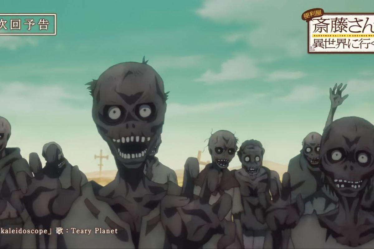 Nonton dan Download Benriya Saitou San, Isekai ni Iku Full Episode 1-12 Sub Indo, Pertumpahan Darah dalam Final Battle dengan Zombie!