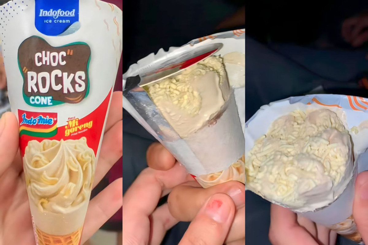 Beli Es Krim Indomie Goreng Dimana? Viral Tiktok Warganet Sebut Kurang Sambal, Bagaimana Rasanya?