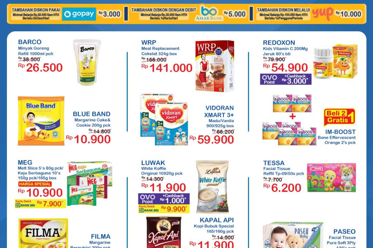 Diskon Kilat! Cek Daftar Harga Promo JSM Indomaret Hari ini Sabtu, 18 Februari 2023, Spesial Diskon Weekend 