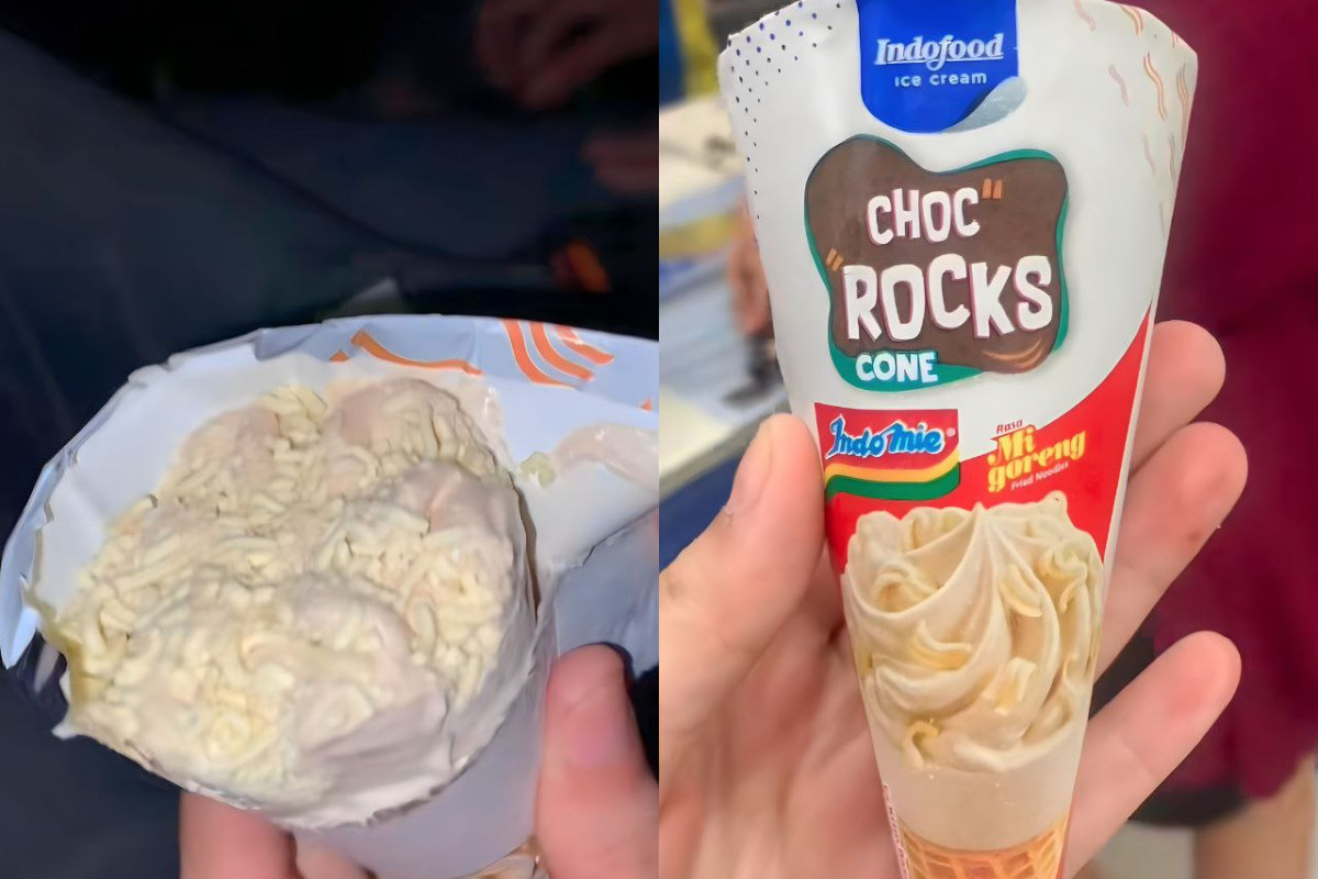 Bukan April MOP! Ice Cream Varian Indomie Goreng Viral Tiktok, Warganet Sebut Kurang Sambel-Nya?