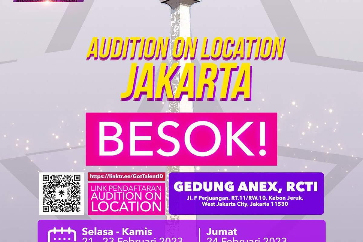 Syarat Ikut Audisi Indonesia Got Talent 2023 di Jakarta Beserta Link Formulir Pendaftaran Via Online dan Offline, Cek Cara Daftarnya Disini