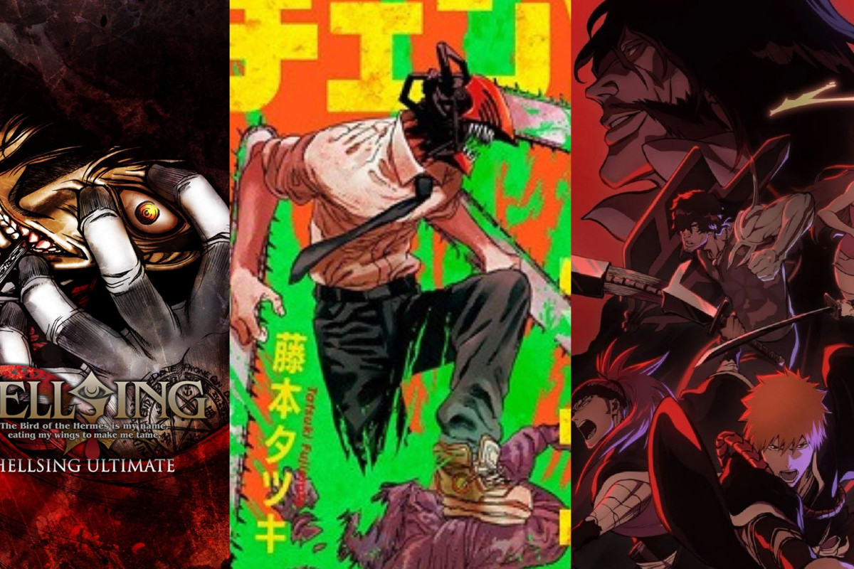 10 Rekomendasi Anime Mirip CHAINSAW MAN – Mulai dari Hellsing Ultimate, Kite Hingga Bleach