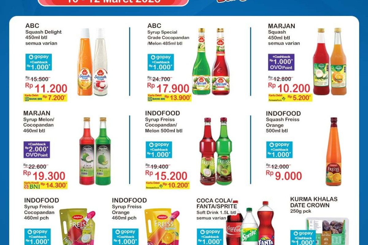 Spesial Bulan Maret! Katalog Harga Promo JSM Indomaret Terbaru Hari ini Sabtu 11-12 Maret 2023, Belanja Kalap Gak Bikin Pusing Karena Harga Serba Murah!