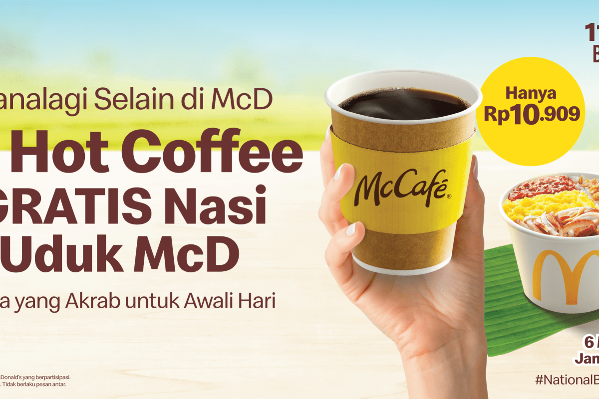 Jurus Hemat Makan Nikmat! Pakai Promo MCD Bulan Maret 2023 Hari ini 3-6 Maret 2023, Diskon Rp 30 Ribu Sampai Free Sepiring Nasi Uduk MCD