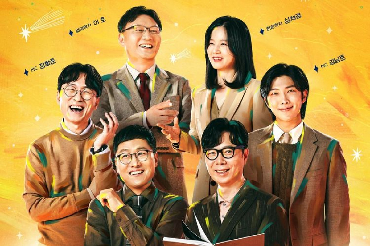 Variety Show Baru RM BTS, The Dictionary of Useless Human Knowledge - Sinopsis, Jadwal Tayang, Cara Nonton 