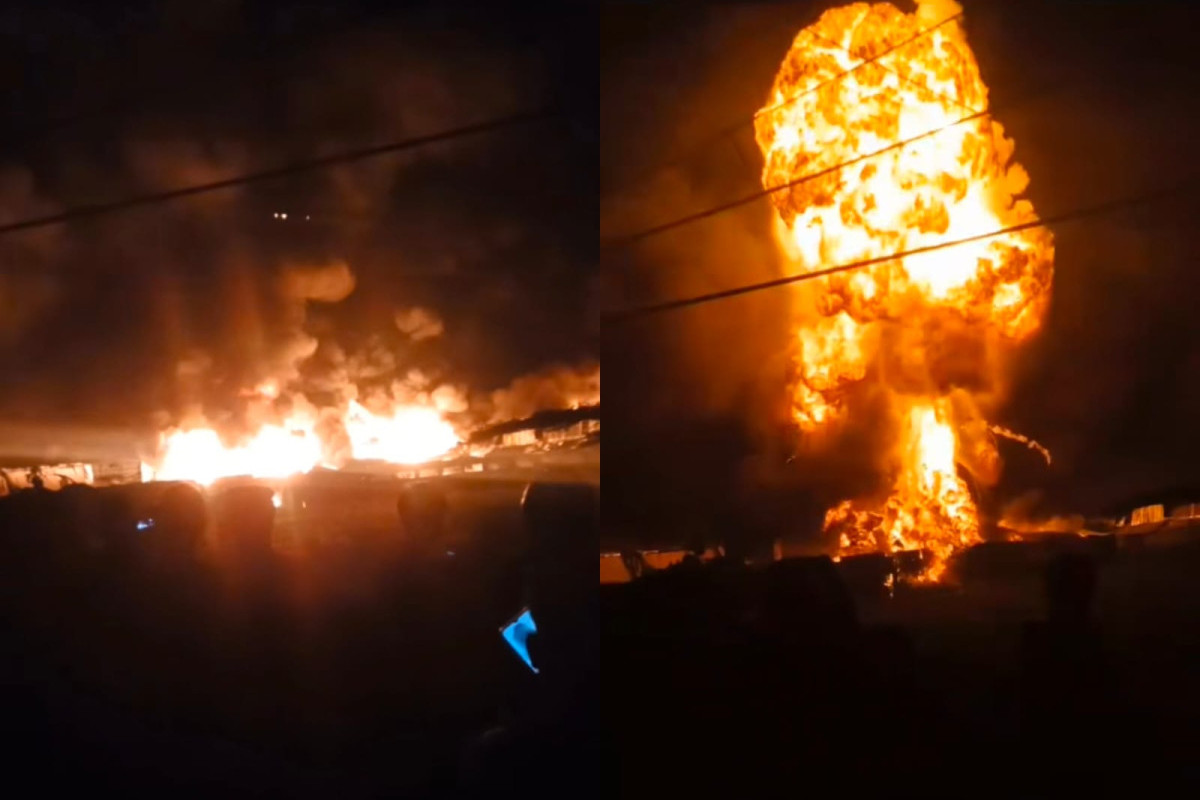 Korban Kebakaran Pabrik Busa di Ciberon Apakah Ada? Video Viral Karyawan Ramai Berlari Selamatkan Diri