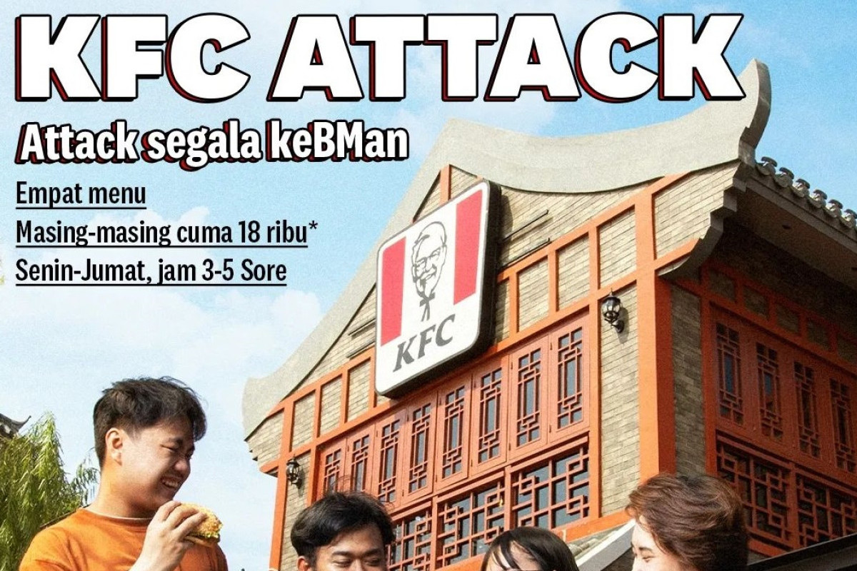 Hilangkan Bad Mood Hari Ini! Promo KFC Attack 3 Februari 2023 Beri Promo Menu KFC Mulai 18 Ribuan Aja!