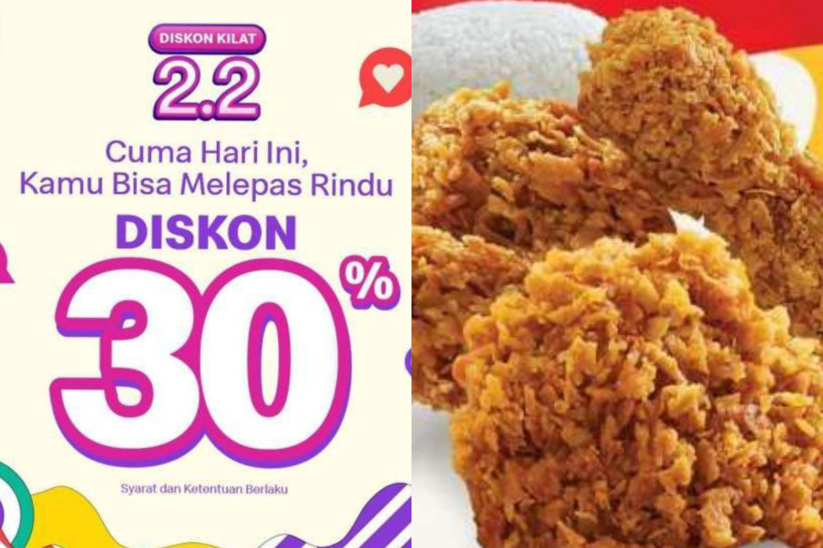 Langsung Sikat! PROMO McD hari ini Kamis 2 Februari 2023 Spesial 2.2 Diskon 30% Potongan 30 Ribu, Makan Makin Hemat di Tanggal Muda!