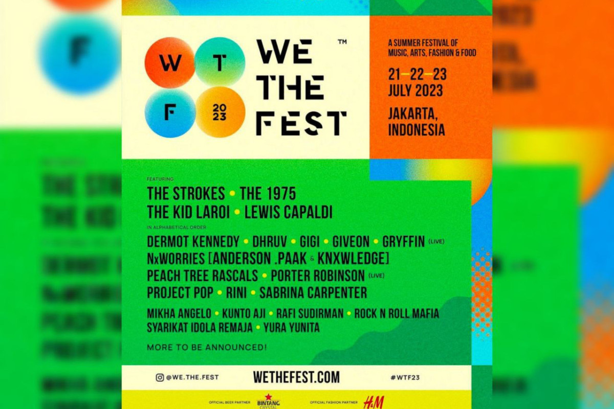 Dimana Beli Tiket We The Fest 2023 Phase 1? Cek Daftar Harga, Lineup hingga Jadwal dan Deretan Musisi Indonesia yang Turut Meriahkan Festival Music