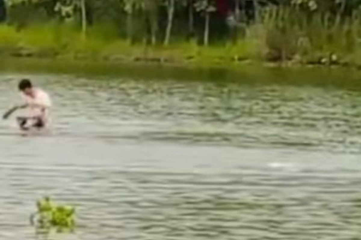 Video Viral: Detik-detik Siswa SMK Bogor Tenggelam di Danau Bonardo, Korban Terpeleset Teman Hanya Tertawa