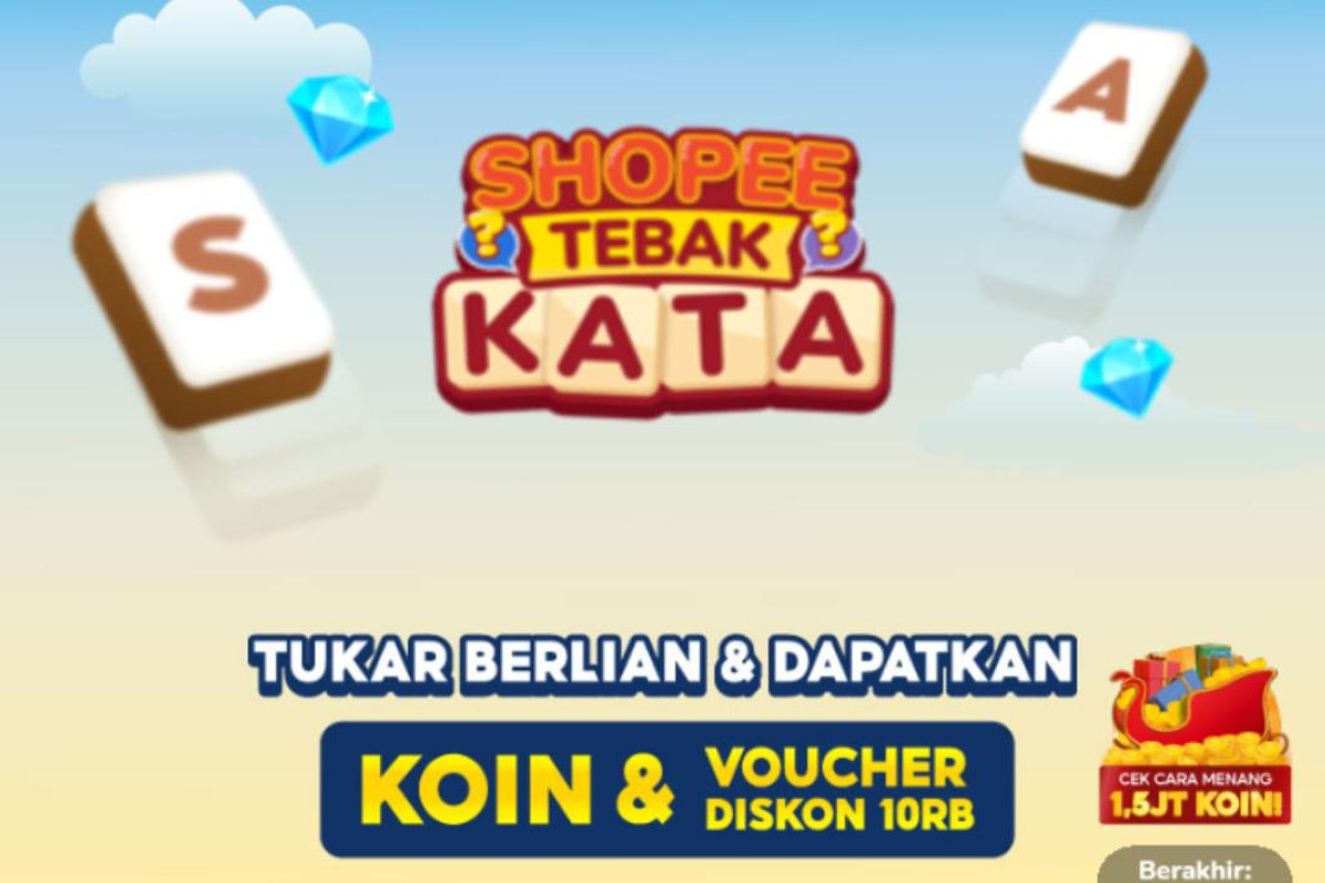 Nih! Kunci Shopee Tebak Kata Tantangan Harian, Hari Ini Senin, 30 Januari 2023 - Free Ongkir Hari Kerja!