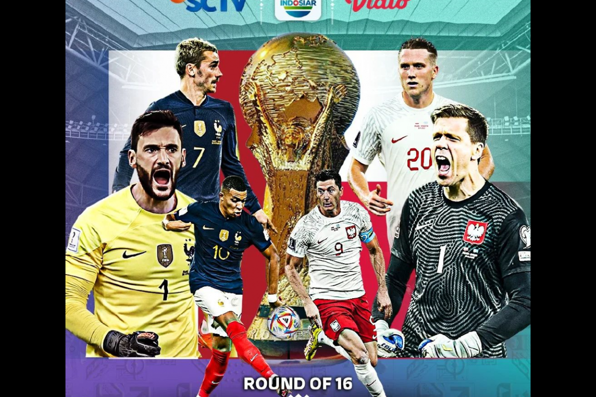 LANGSUNG Nonton Prancis vs Polandia Piala Dunia FIFA 2022, Streaming GRATIS Babak 16 Besar Malam ini, Minggu 4 Desember 2022 di SCTV