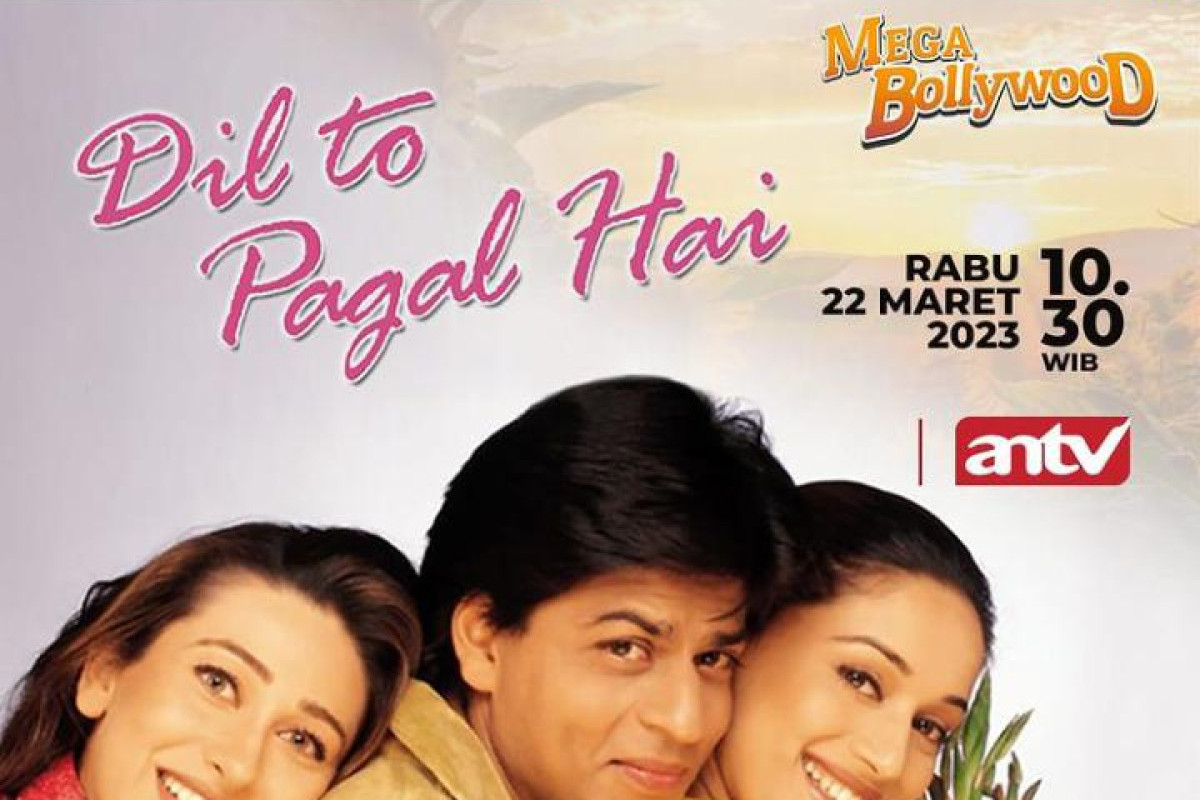 JADWAL ANTV Hari Ini, Rabu 22 Maret 2023 : Ada Mega Bollywood DIL TO PAGAL HAI Hingga Sinema Horor Asia PEE MAK