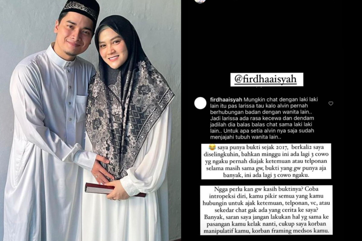  Alvin Faiz Kibarkan Bendera Perang Bongkar 3 Cowok Selingkuhan Larissa Chou, Sebut Pernah Ketemuan hingga Beri Nasehat Jangan Manipulatif
