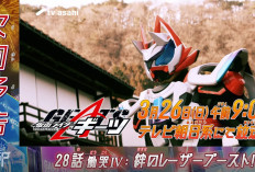 NONTON Kamen Rider Geats Episode 28 SUB Indo: Lamentation IV: Bonding LaserBoost! Hari ini Minggu, 26 Maret 2023 di TV Asahi Bukan Telegram