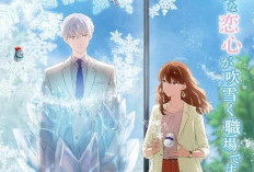 Sinopsis Anime The Ice Guy and His Cool Female Colleague: Kisah Cinta Cowok Tsundere Keturunan Yuki-Onna dan Rekan Kerjanya!