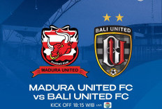 Link Nonton BRI Liga 1: Madura United vs Bali United 12 Desember 2022, Klik Disini Untuk Nonton Live Gratis
