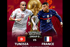 Berikut ini Link Live Streaming Tunisia vs Prancis, Nonton Piala Dunia 2022 Malam ini di SCTV