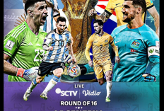 SEDANG TAYANG! Link Nonton Argentina vs Australia Dini Hari ini, Streaming GRATIS Babak 16 Besar Piala Dunia 2022 Dini Hari ini, Minggu 4 Desember 2022 di SCTV