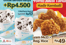 Sisa 2 Hari Lagi! PROMO McD Hari ini Sabtu 28 Januari 2023, Diskon Kilat Harga Ayam Merakyat, McFlurry Oreo Siap Meleleh Dimulut