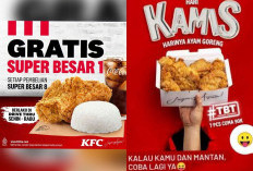 Promo KFC Bulan Februari 2023, Gratis Super Besar 7 Ayam Hari ini Ada Spesial Ayam Rasa Nendang Harga Ringan