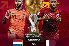 Akhir dari Grup A, Kode Biss Key Belanda vs Qatar Malam ini di SCTV, Nonton Gratis Pial Dunia 2022
