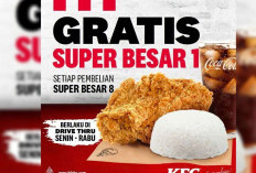 GRATIS Super Besar Promo KFC Hari ini Kamis 2 Februari 2022, Bebas Makan Ayam Harga Murah Dimana Lagi Kalau Bukan Promo KFC TBT