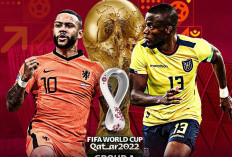 GRATIS Link Nonton Belanda vs Ekuador, Streaming Piala Dunia 2022, Usai Menang dan Kalahkan 2 Klub di Matchday Pertama