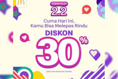 Spesial 2.2 Cek Promo McD Bulan Februari 2023, Diskon Besar Besaran 30% Segala Menu McD? Buruan Hanya Sehari!